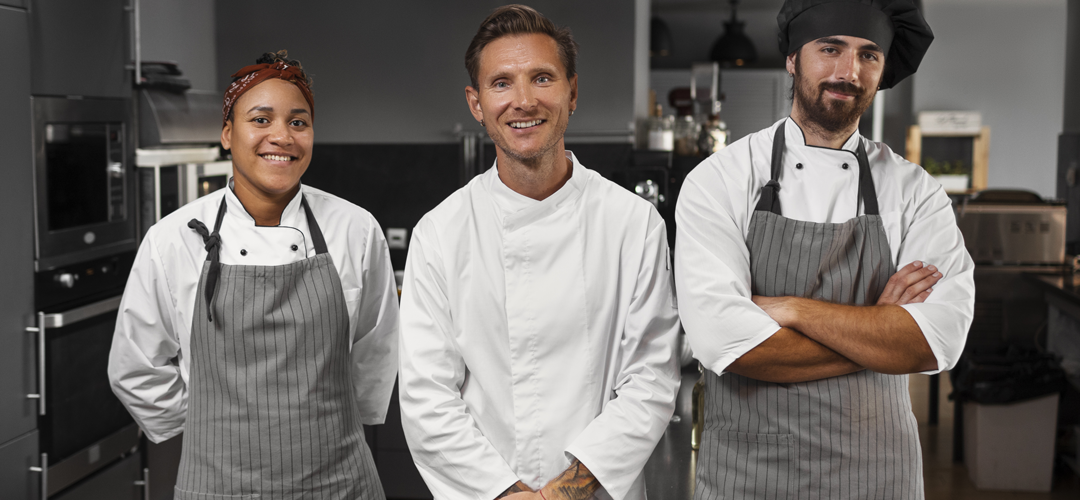 Avantages salariés saisonniers Avantages salariés saisonniers — serveur en service sur une terrasse, plateau de verres